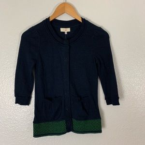 Anthropologie Fiets Voor 2 Embroidered Cardigan